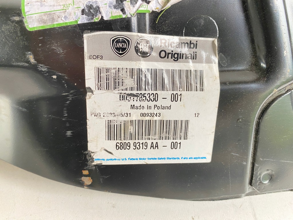 фото №7, Новий pas задня задній стінка задня підсилювач fiat 500 2007-2022