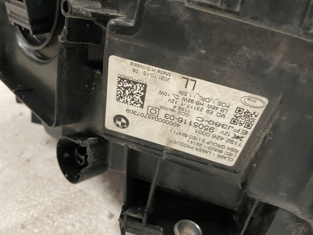 фото №14, Bmw 4 m4 m3 g22 g23 g80 g82 лампа правая laser правый shadow czarna 9505116