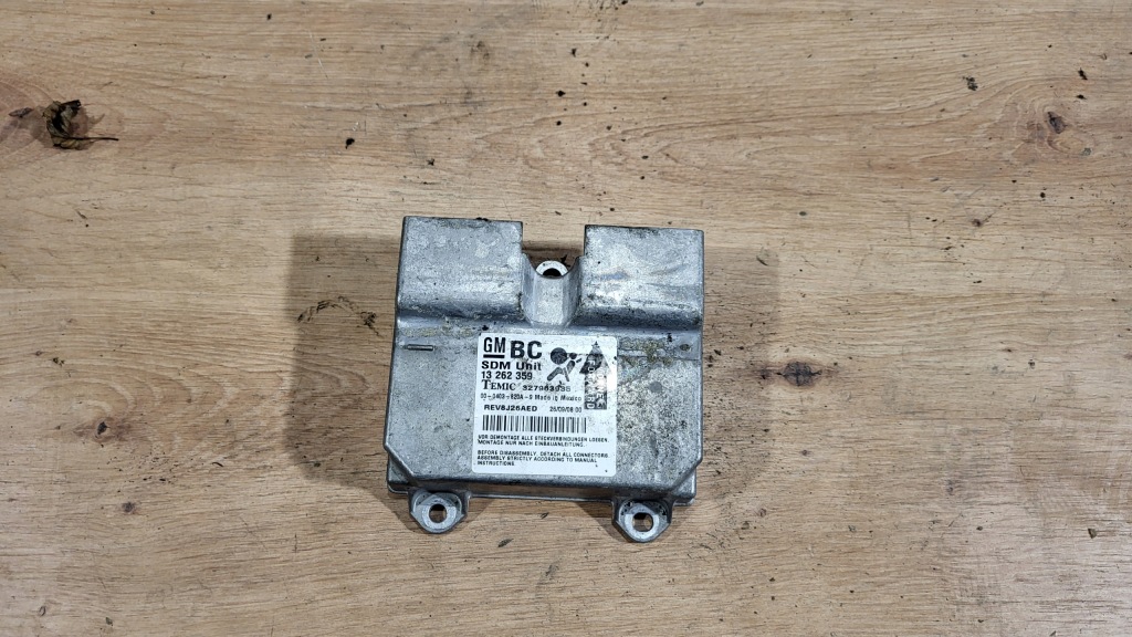 фото №1, Модуль датчик подушок aibag opel corsa d 13262359