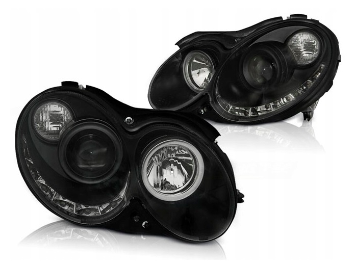 фото №1, Фара лампы kpl day line light led тюнинг mercedes clk 209 c209