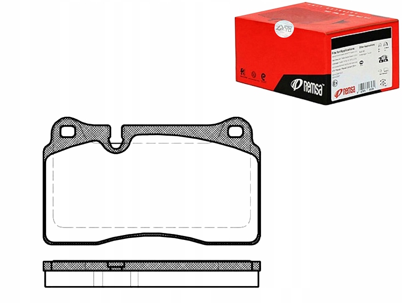 фото №1, Remsa гальмівні колодки гальмівні audi a3 sportback rs3 quatt