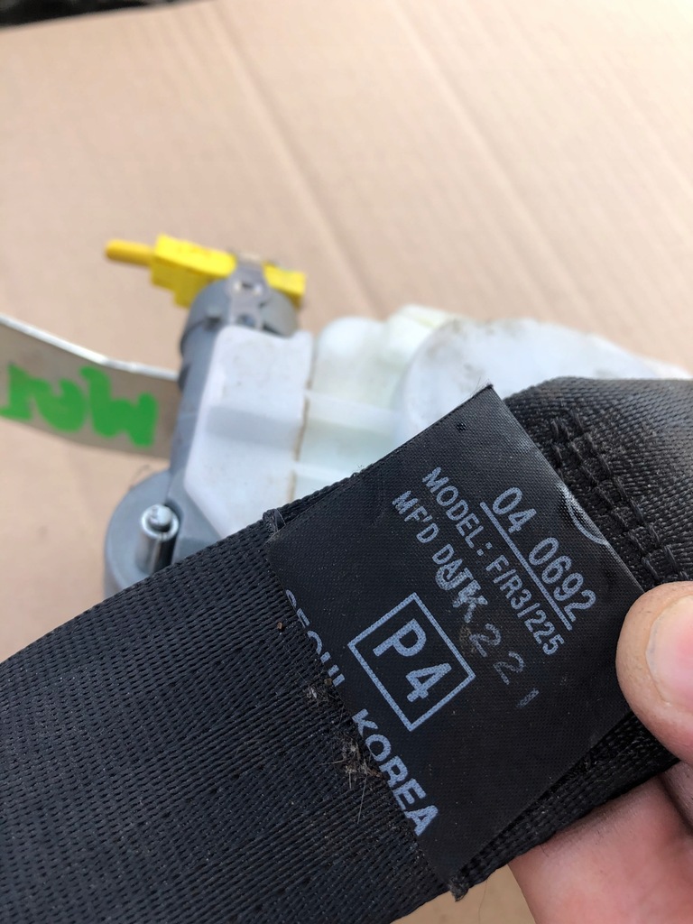 фото №4, Правий pas безпеки daewoo matiz ii 05-09