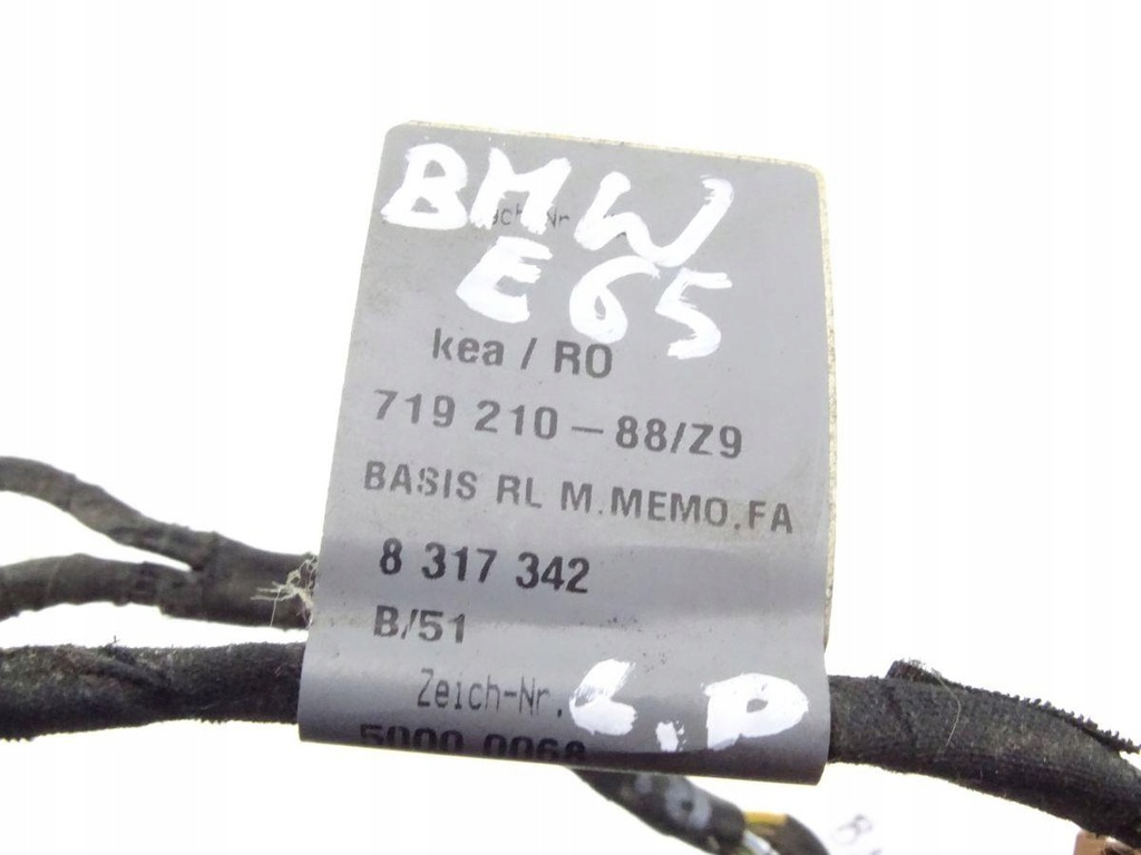 фото №5, Bmw seria 7 e65 01-08 джгут електропроводка сидіння лівий перед 8317342