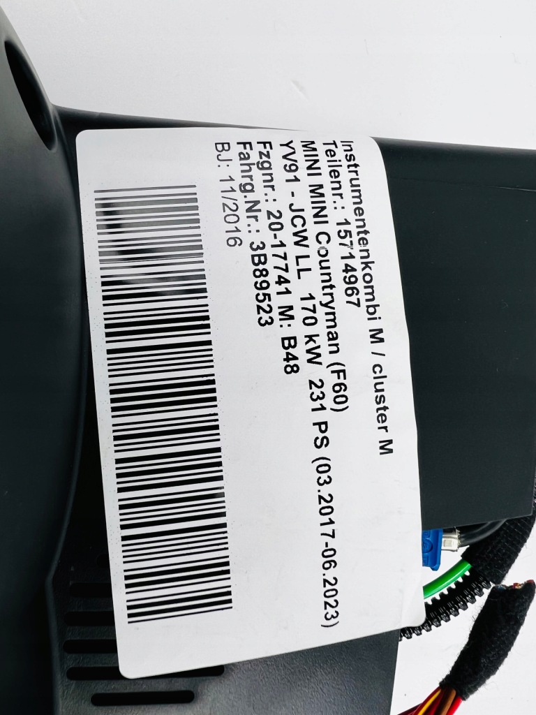 фото №6, Счетчик приборы mini f60 jcw 6842301