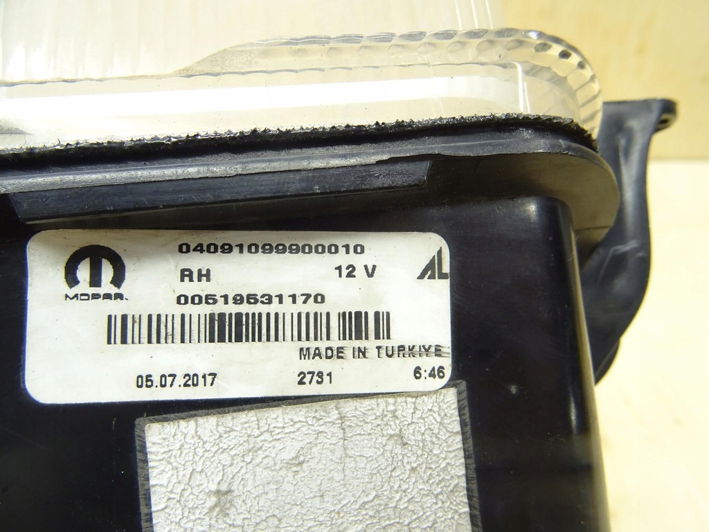 фото №11, Jeep renegade 2017 свет поворотник правый 00519531170