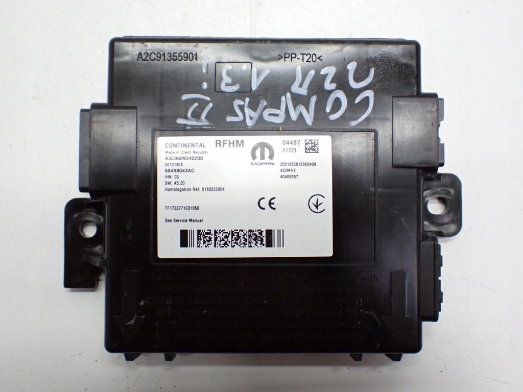 Купить Модуль блок управления rfhm 50151458 68498043ac jeep compass 2 22r