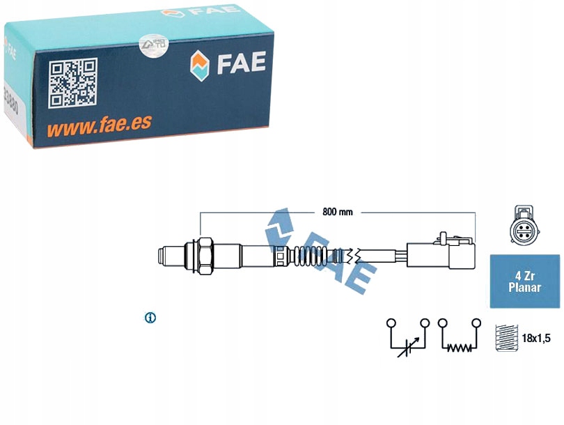 Купить Fae датчик лямбда-зонд с подогревом ford c-max 2 fiesta