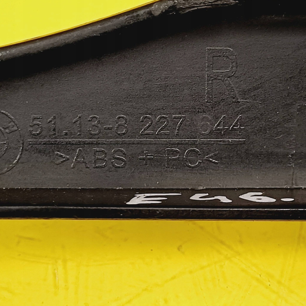 фото №11, Молдинг pod фара правый перед bmw 3 e46 51138227644 nr111