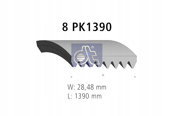 фото №1, Dt spare parts ремінь клиновий mercedes atego atego 2 axor axor 2