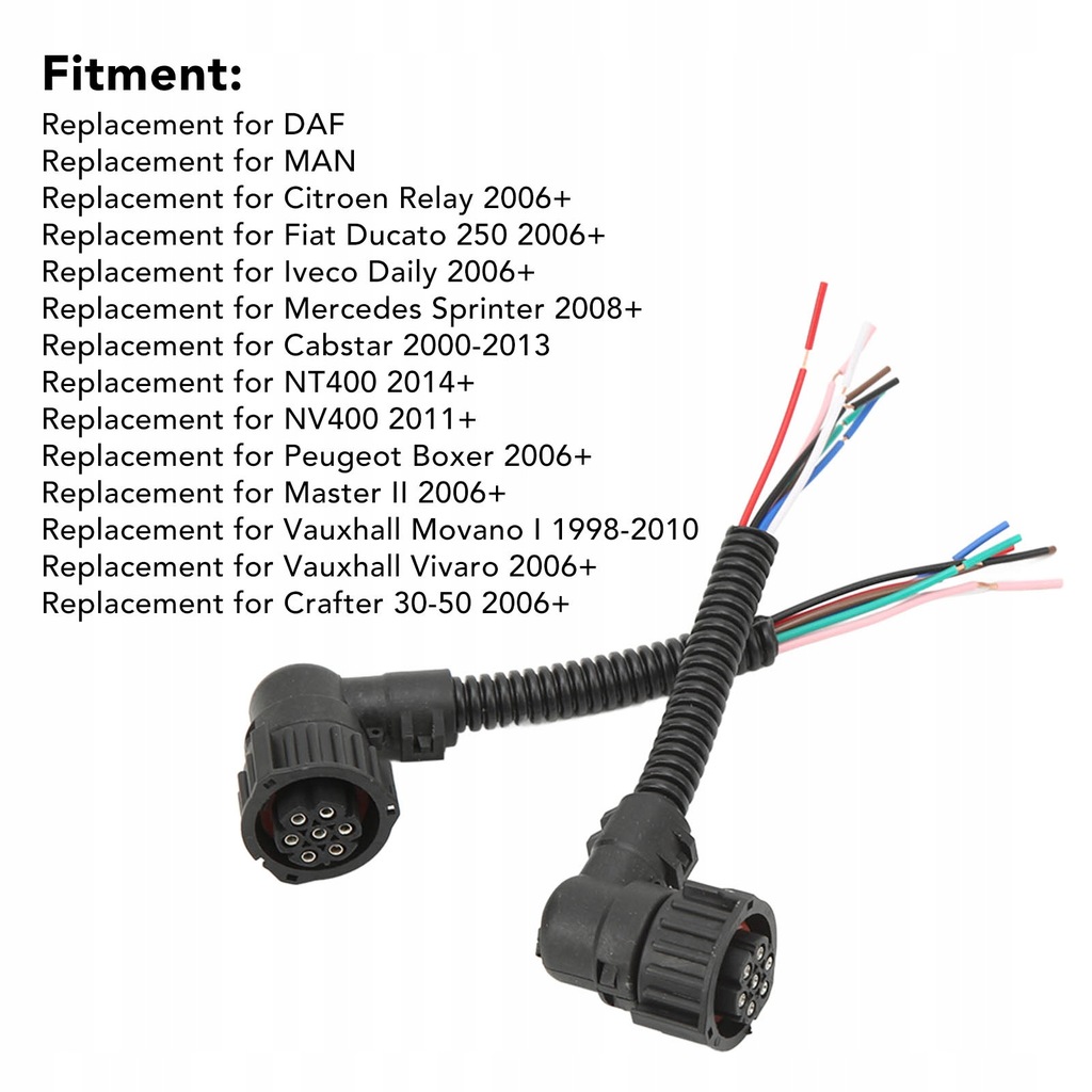 фото №16, 2 szt штекер do проводка трубопровід задніх світла dla vauxhall movano i