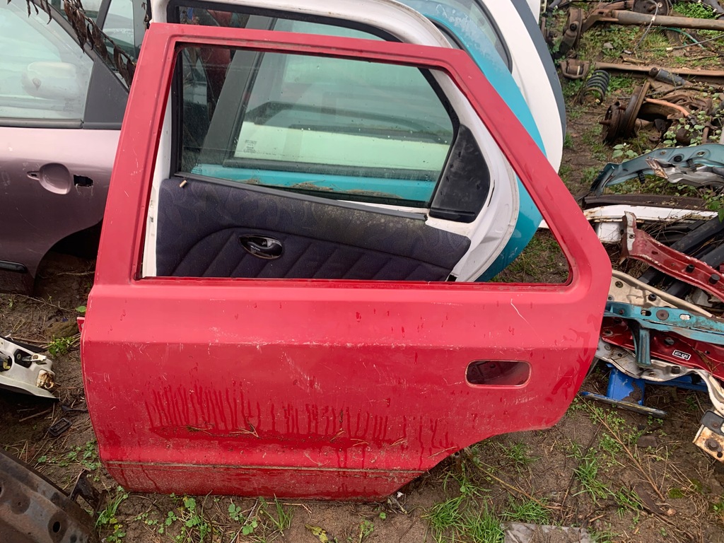 фото №11, Skoda felicja дверь правое бордовые перед задняя