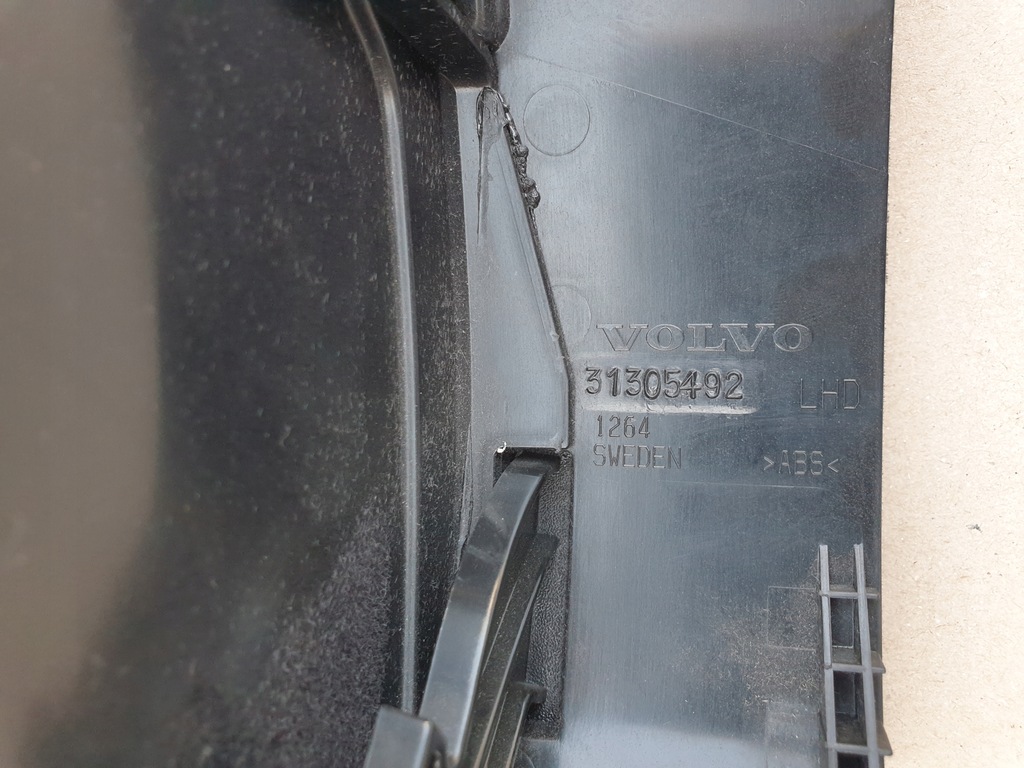 фото №7, Бардачок полка пассажира с панели приборной панели volvo s80 ii оригинальный номер eu 39810153