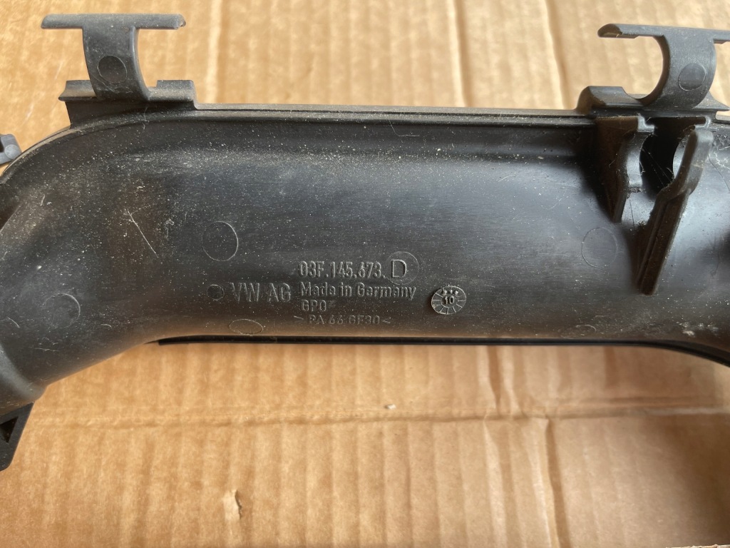 фото №2, Skoda roomster 1.2 tsi lift труба шланг воздуха интеркулер 03f145673