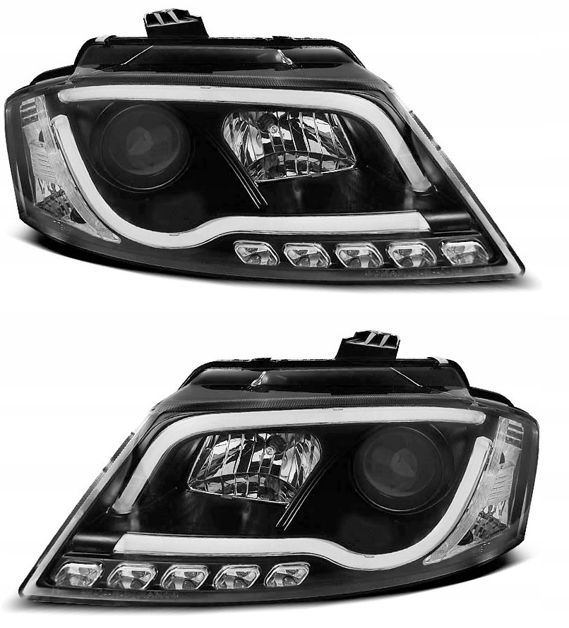 фото №1, Фари лампи day line light led tube neon тюнінг audi a3 8p lift 2008-