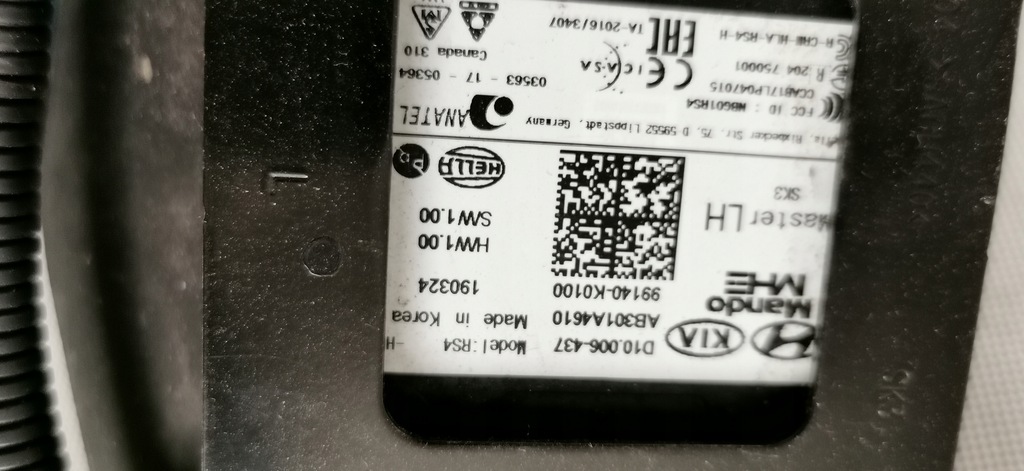 фото №7, Kia soul 2020- радар датчик задня лівий 99140-k0100