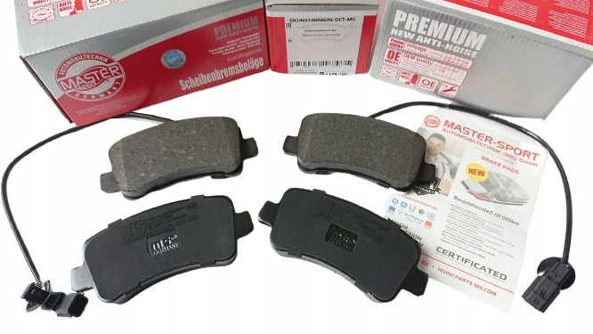 фото №1, Ms тормозные колодки тормозные задняя renault master iii 2.3 dci 2010- привод перед