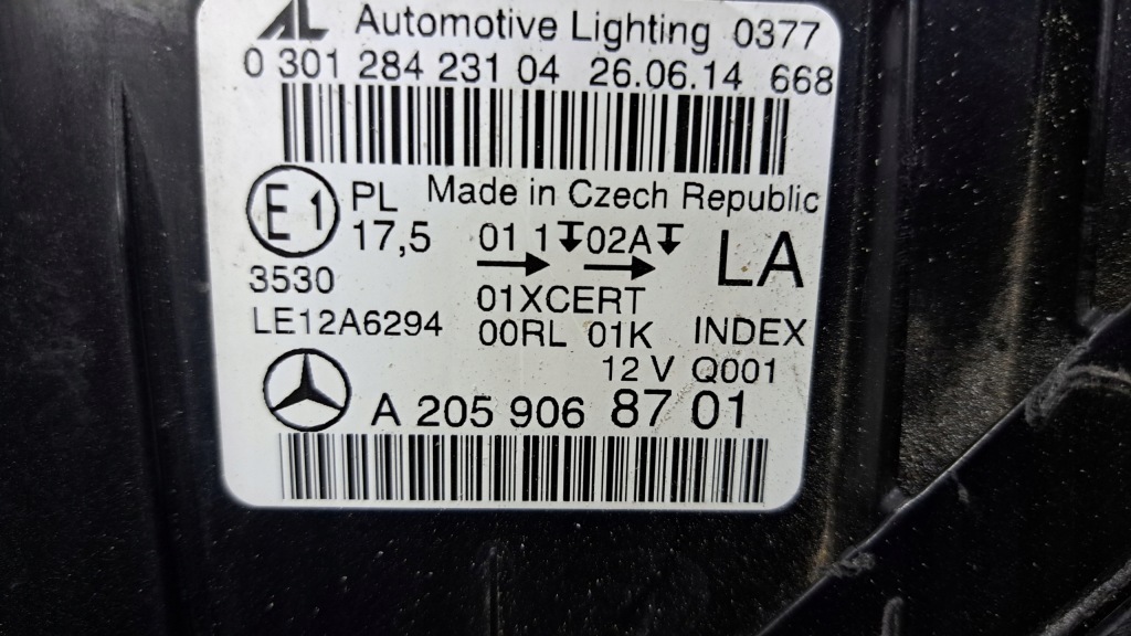 фото №6, Mercedes c-klasa w205 full led лампа передняя