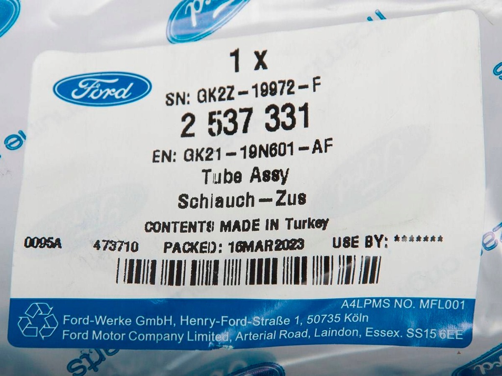 фото №4, Шланг системы кондиционера transit 16- 19-