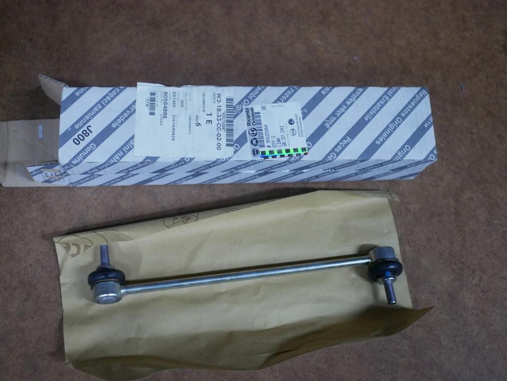 фото №1, Opel combo d з'єднувач тяга стабілізатора 95525064 новий оригінальний номер