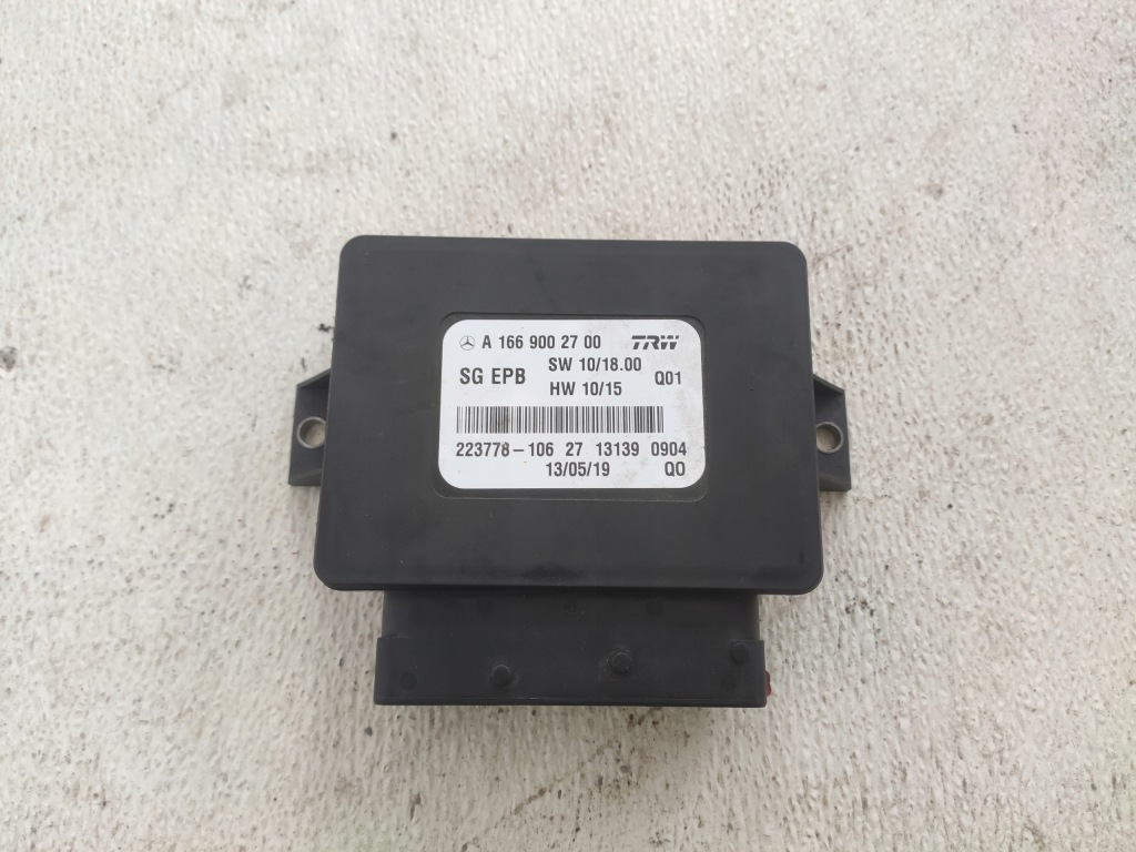 фото №1, Mercedes w176 w246 w166 модуль гальма ручного