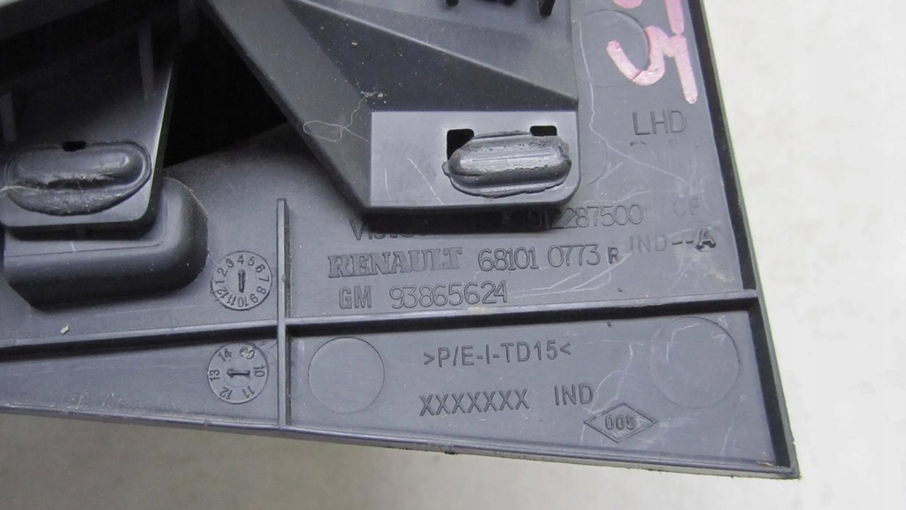 фото №6, Trafic vivaro ii lift корпус спідометра козирок 681010773r