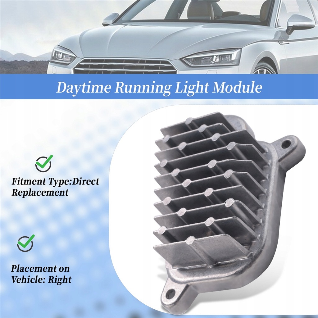 фото №7, 8w6998474a правий фара led drl модуль світло do рух dziennej