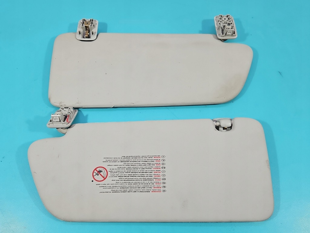 фото №1, 2x заслінка ліва peugeot 5008 козирок захист сонцезахисна