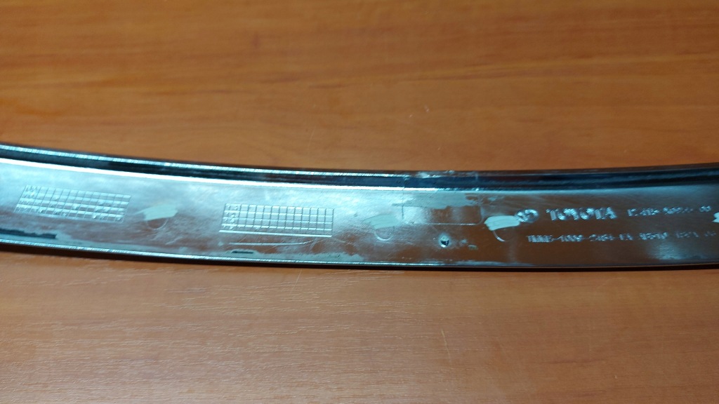 фото №8, Молдинг накладка капот хром toyota rav4 iii 09-12