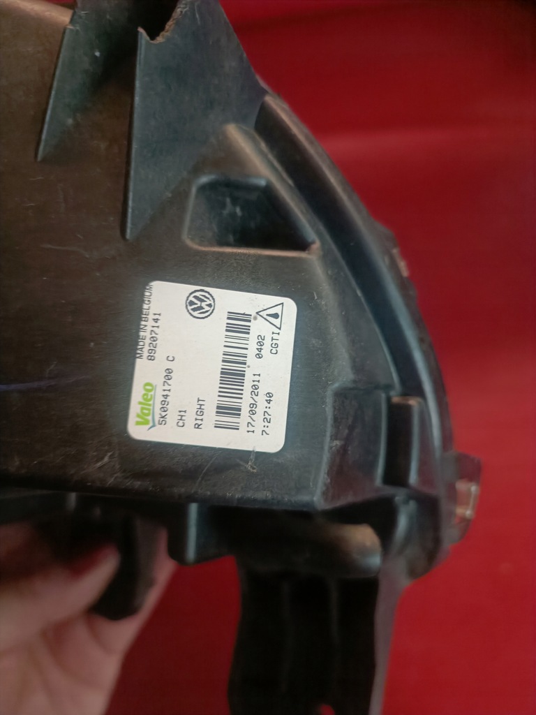 фото №5, Vw jetta vi 5c протитуманна фара правий перед 5k0941700c