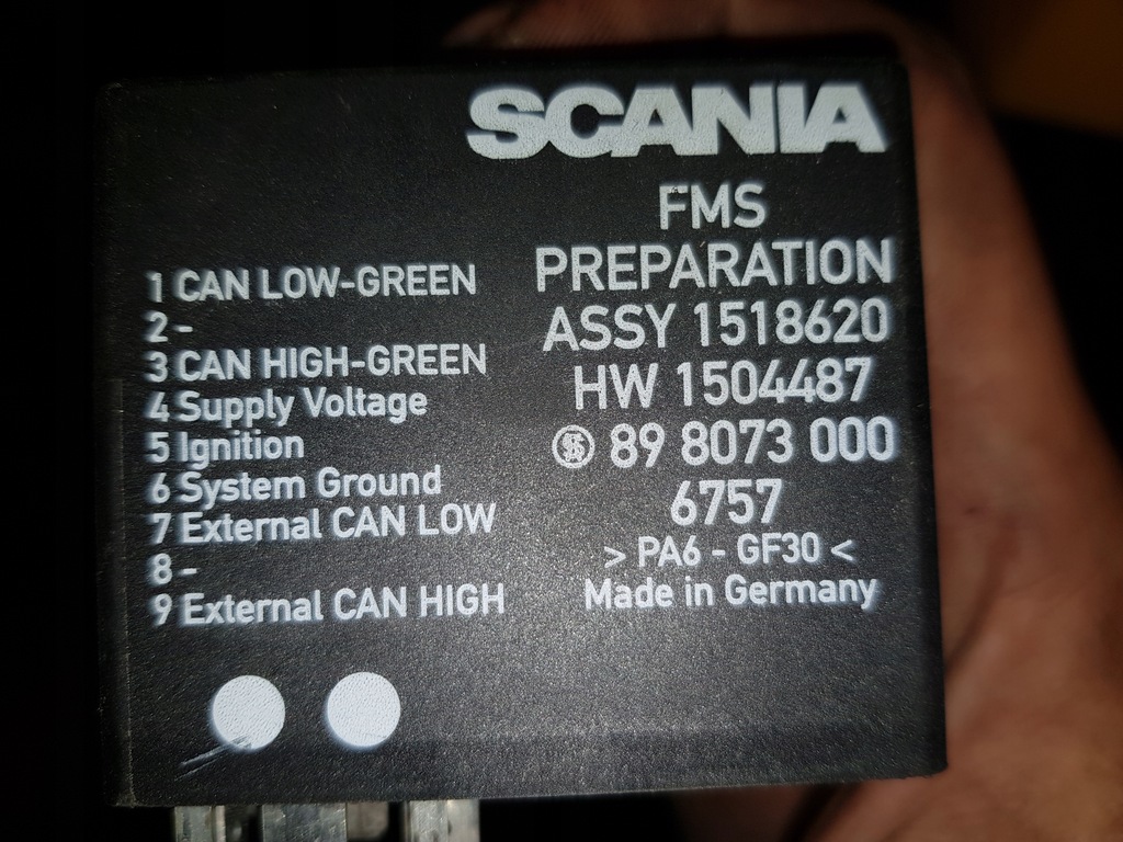 фото №1, Scania r реле fms 1518620