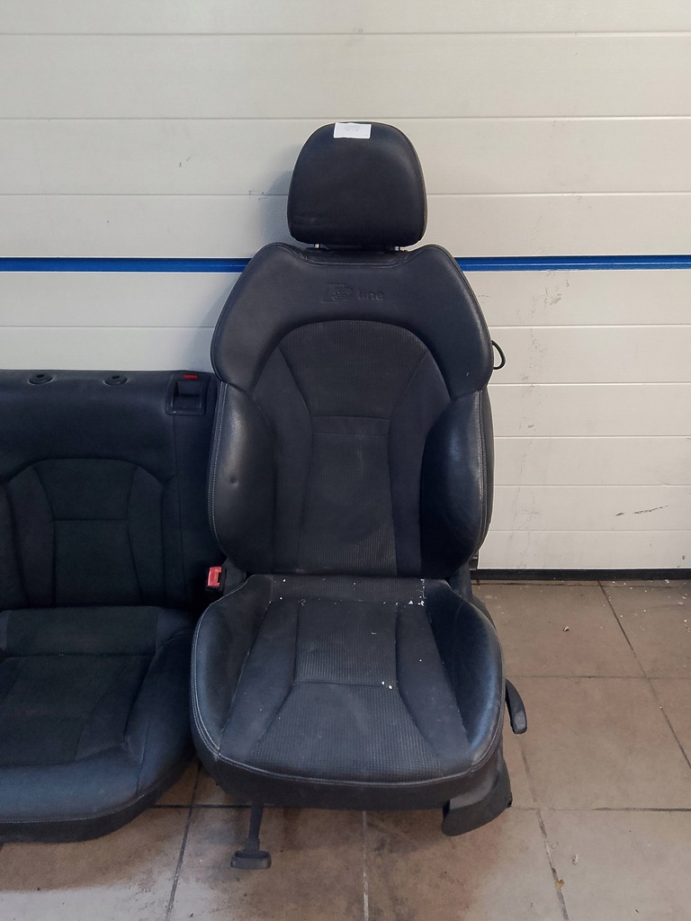 фото №9, Audi a1 8x 3d комплект сидений полукожа s-line