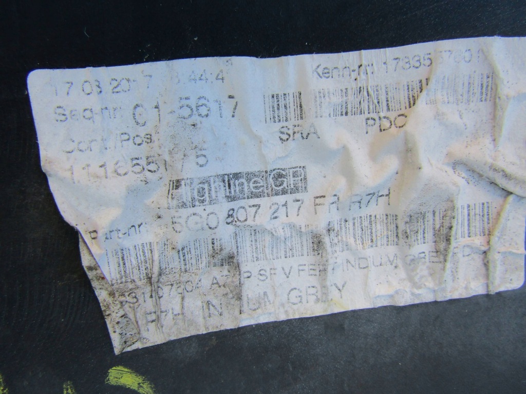 фото №13, Vw golf vii lift бампер перед 5g0807221fl