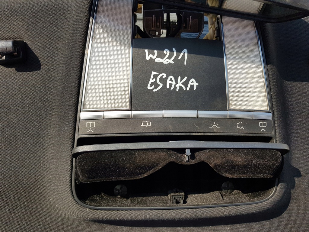 фото №11, Mercedes w221 amg czarna стеля стеля комплект