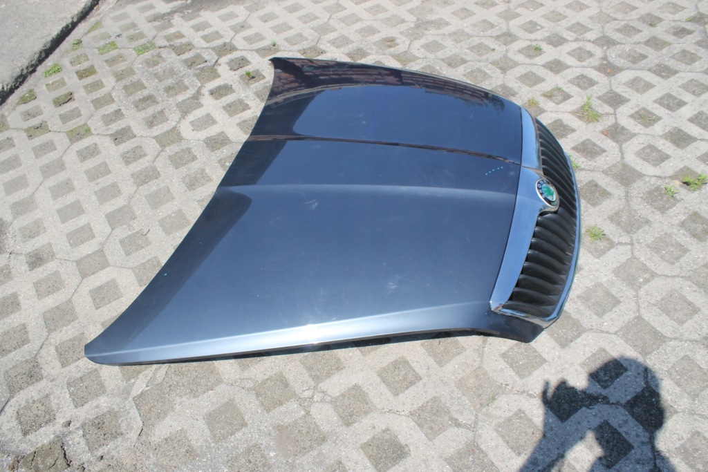 фото №13, Skoda octavia ii lift 2008- капот кришка двигуна комплектна оригінал
