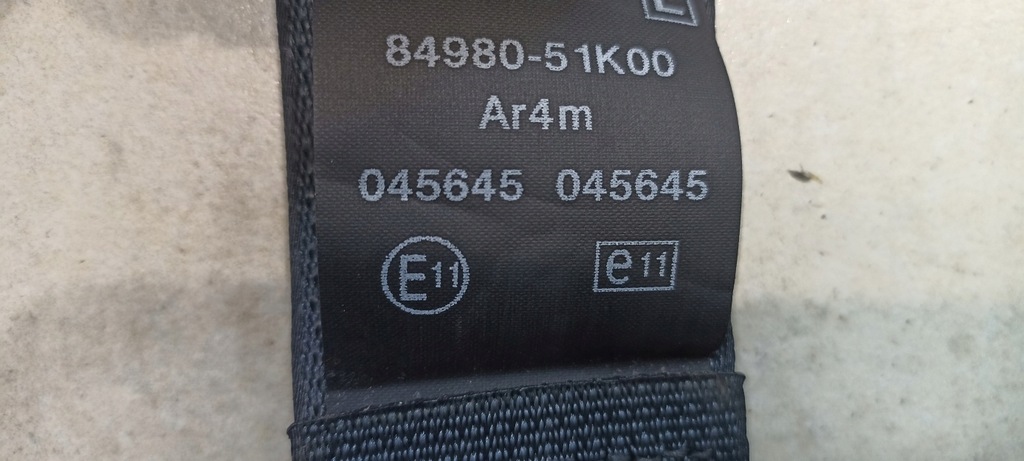 фото №5, Pas безпеки лівий задня opel agila b 1.2 16v