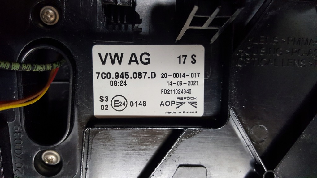 фото №7, 7c0945087d камера заднього виду третій світло стоп vw crafter ii