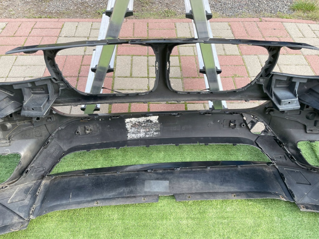 Bmw x3 f25 lift lci бампер передній звичайний l+ молдинг + напрямні / повний Зі Шроту