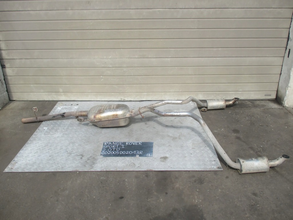 фото №2, Выхлоп гаситель land rover range rover sport i 05-13 2.7 td