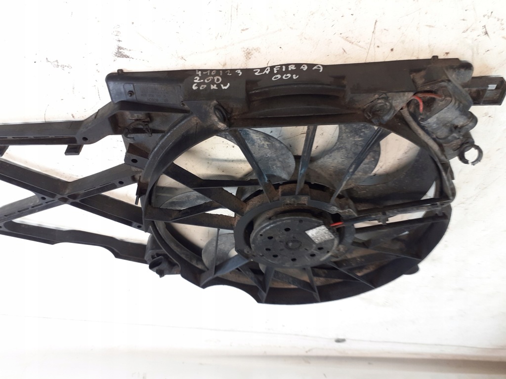 фото №4, Вентилятор радиатора opel zafira a 2.0d