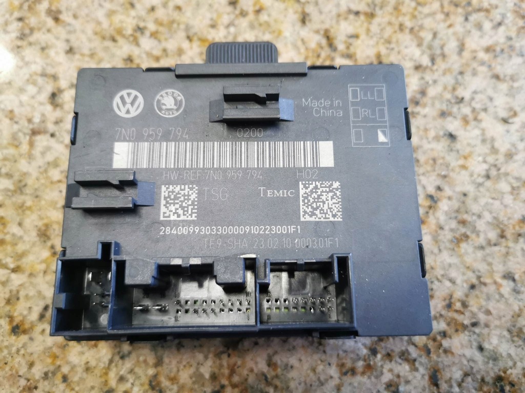 фото №1, Модуль дверь vw skoda оригинальный номер 7n0959794