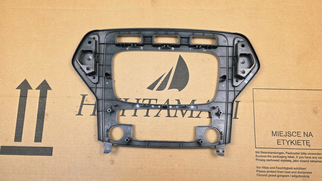 фото №11, Ford mondeo mk4 2007 - 2010 r. przedlift рамка радио консоли серебристая europa