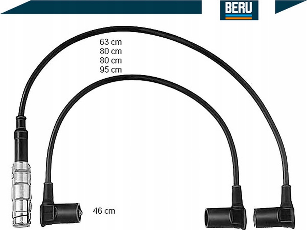 фото №1, Beru дроти запалювання audi a6 4a c4 2.6 quattro