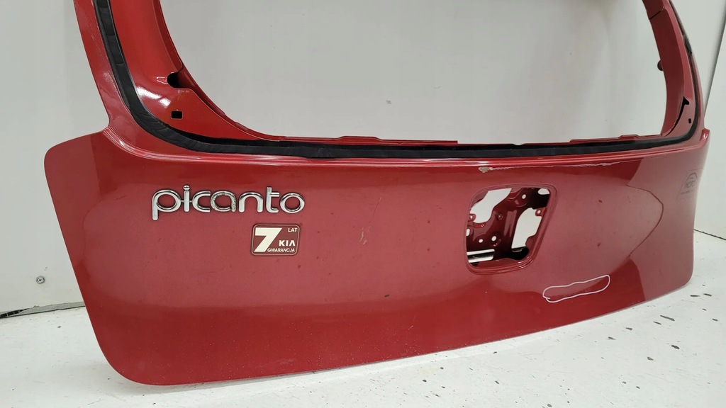 фото №6, Kia picanto ii 2 12+ крышка багажника багажника задняя задняя fv