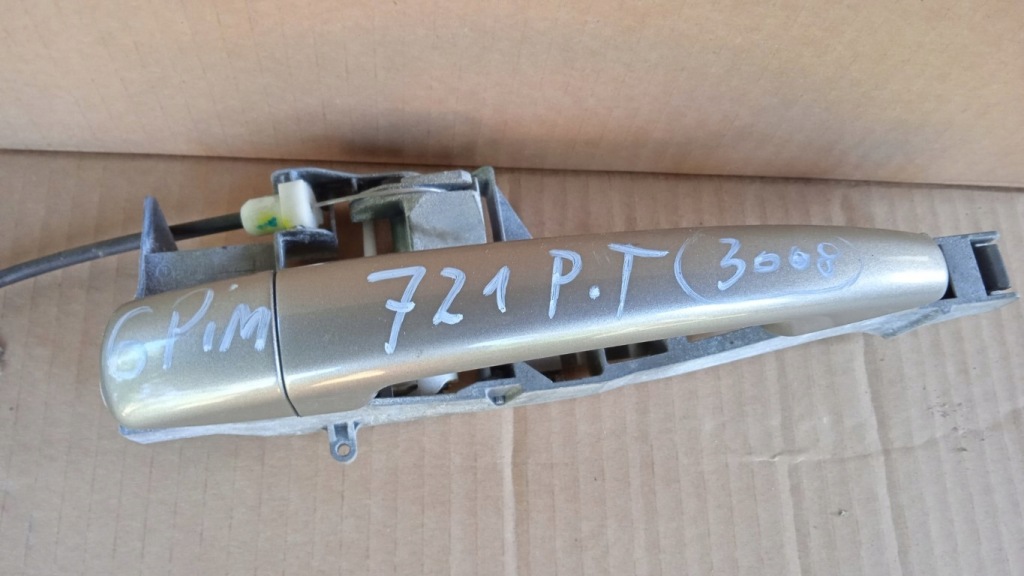 фото №2, Peugeot 3008 i ручка замок дверь задняя правый evgc