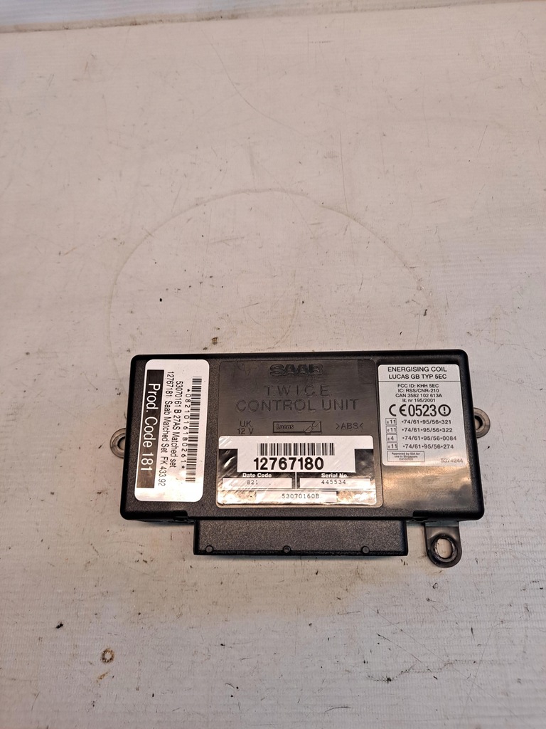 фото №1, Модуль блок керування комфорту saab 9-5 95 12767180
