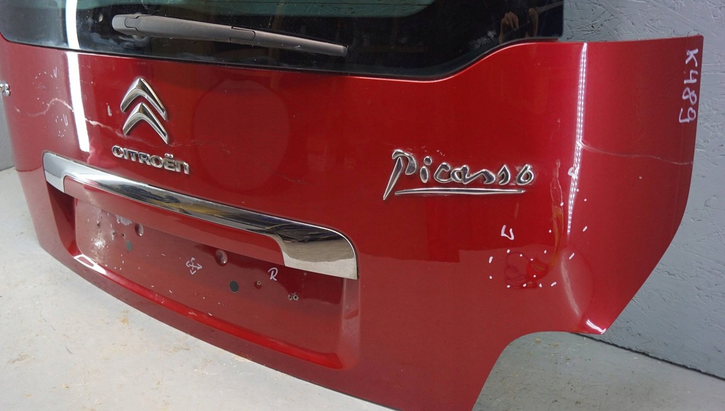 фото №14, Крышка багажника багажника задняя citroen c3 picasso lift k489