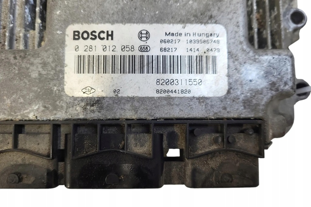 фото №1, Бортовой компьютер двигателя ecu renault espace iv jk0/1_ 0281012058 2.2l дизель