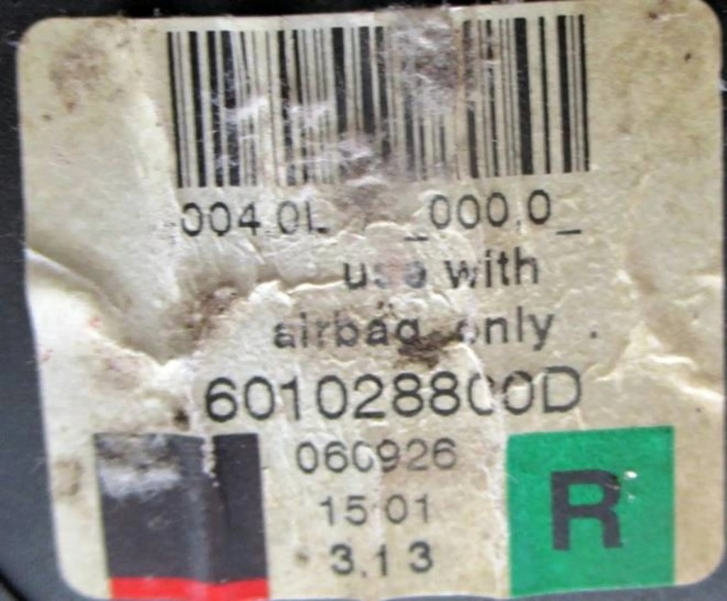 Mini cooper r56 ремень безопасности правая  передний перед 601028800d Доставка