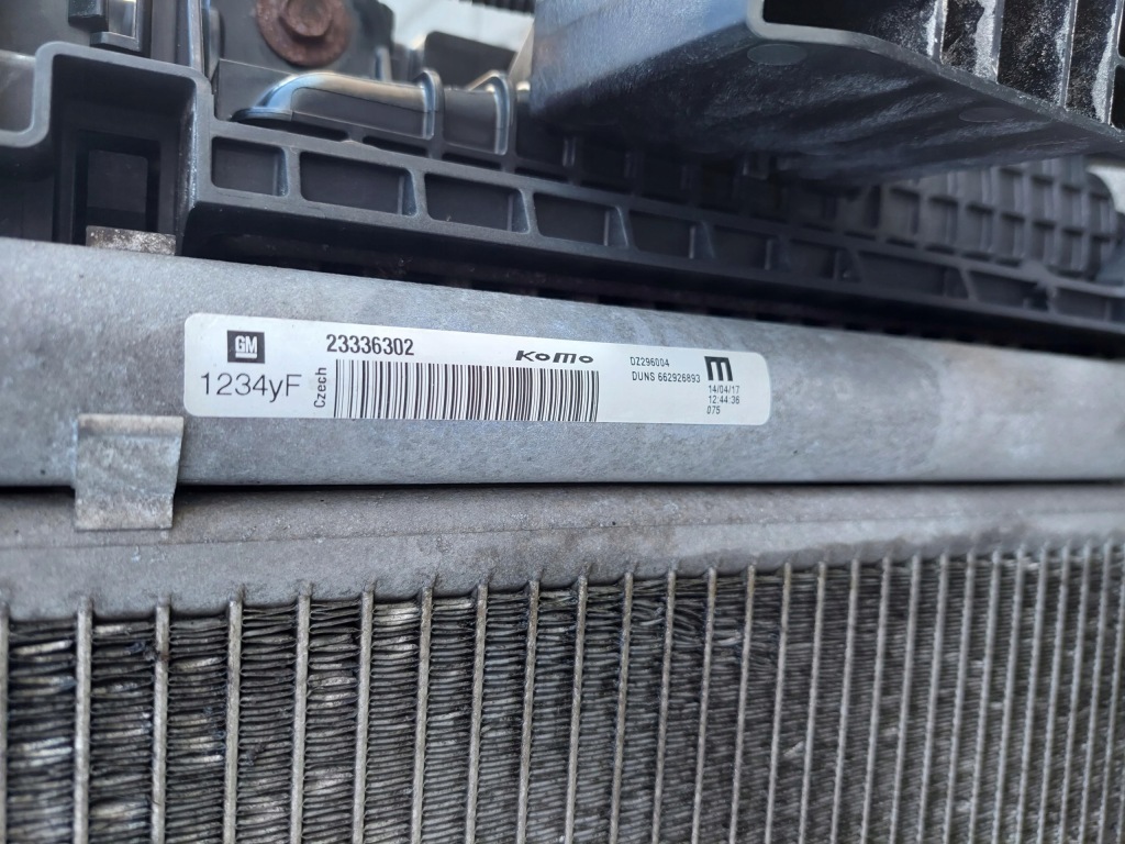 Радіатор комплект радіатор вентилятор 84216861 opel insignia b 1.6 d cdti Зі Шроту