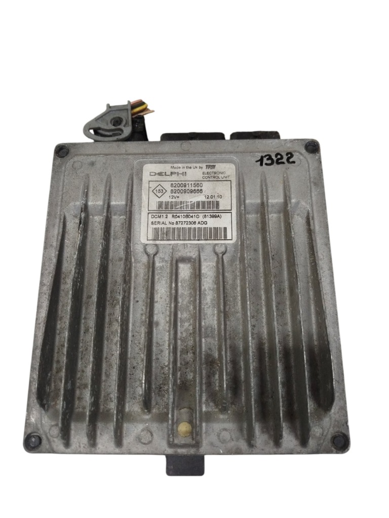 фото №1, Бортовий комп'ютер блок керування двигуна renault 8200911560 8200909666